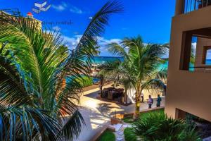Ocean Front Condo With Full Amenities Sleeps 6 Playa del Carmen Exteriör bild